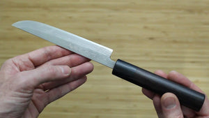 Sawakazuma Sabaki / Boning Knife Shironiko Damascus Rosewood Handle