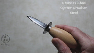 Oyster Shucker / Opener with Wooden Handle