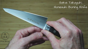 Sakai Takayuki Honesuki Boning Knife with Japanese steel 150mm (5.9")