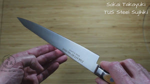 TUS Stainless Steel 240mm (9.4") / 270mm (10.6") Sujihiki Slicer Knife