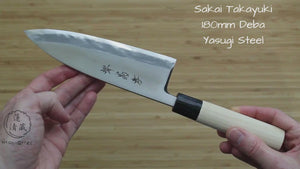 Sakai Takayuki Deba Knife 135mm (5.3") - 210mm (8.3")