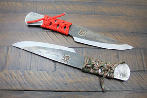 Sakai Takayuki Outdoor Knife Aoniko Blue Steel #2 with Saya - Homura