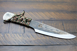 Sakai Takayuki Outdoor Knife Aoniko Blue Steel #2 with Saya - Homura